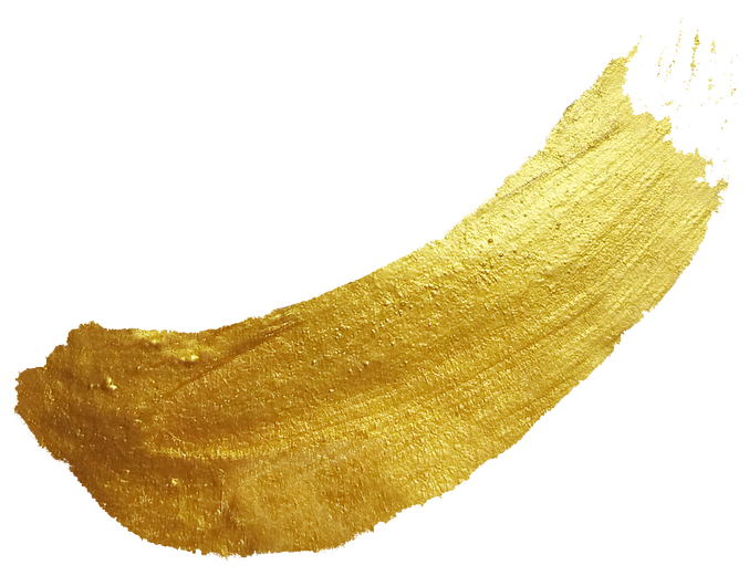 Gold Metallic Brushstroke	